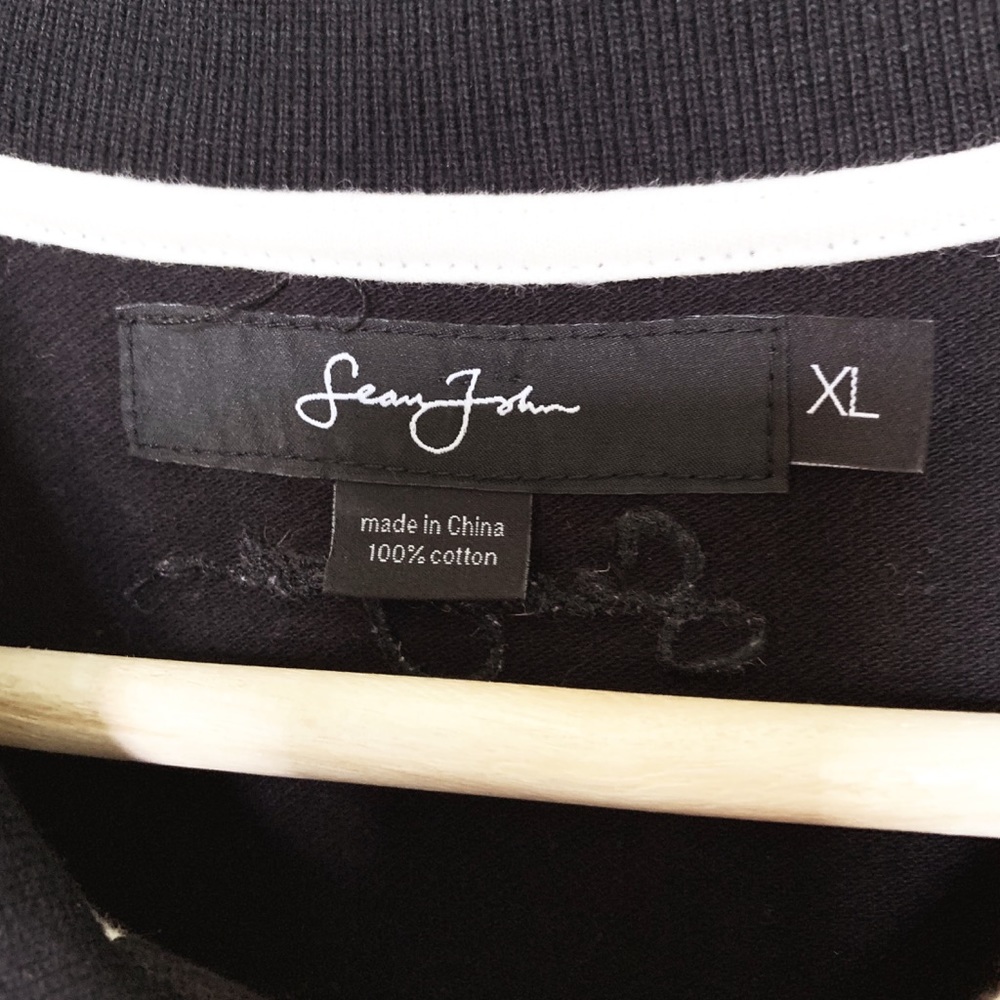 Men’s XL Sean Jean Polo - Black and White - Picture 4 of 4